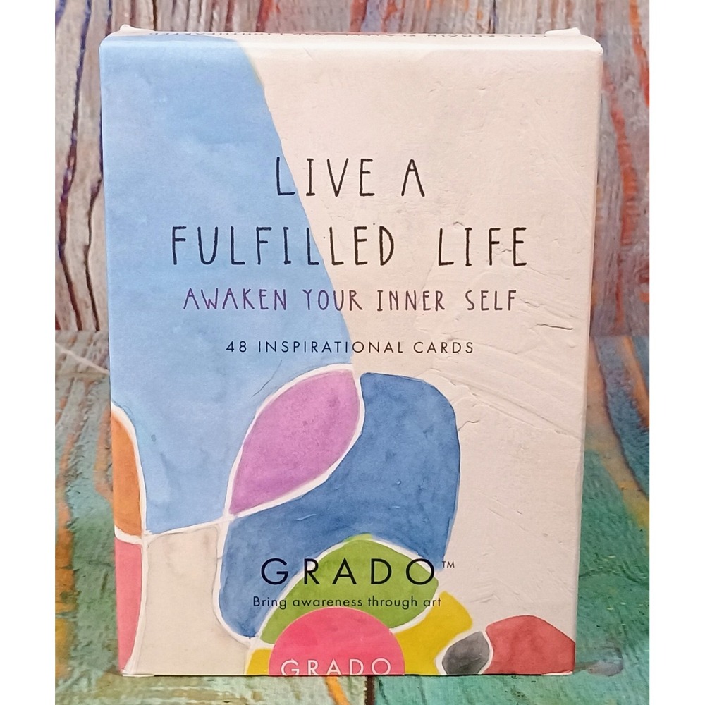 Grado Live a Fulfilled‎ Life Awaken Your Inner Self 48 Inspirational Cards New